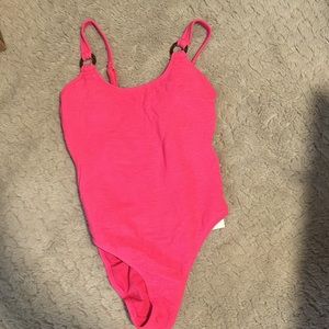 one piece target swim suit